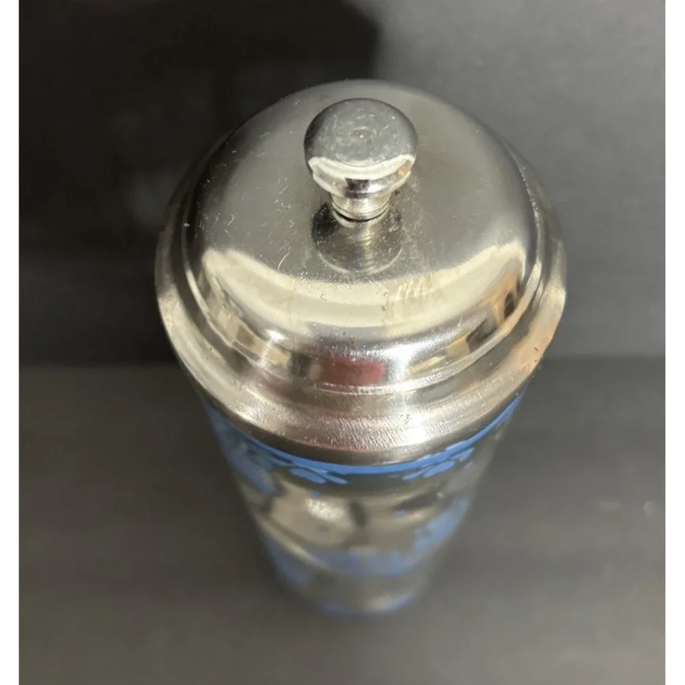 Pfaltzgraff Yorktowne Straw Holder Dispenser with Lid 9